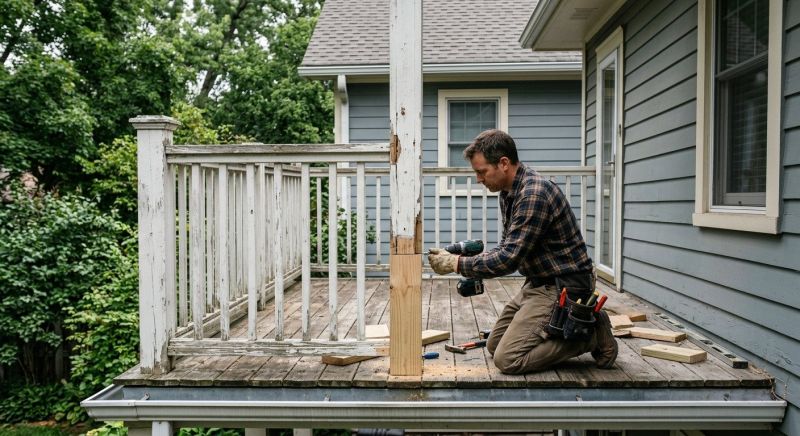 Deck Railing Replacement in Redmond, WA