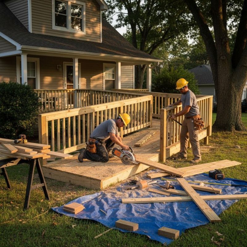 Deck Ramp Construction in Wilmington, NC
