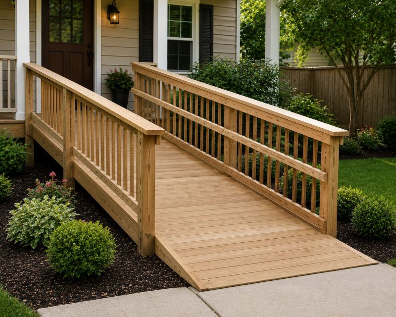 Handicap Ramp Installation in Conroe, TX