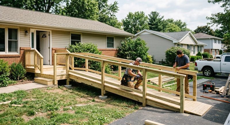 Handicap Ramp Installation in Wilmington, NC